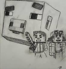 I am still paying close attention to minecraft story mode. Minecraft Story Mode Drawing By Tyrone Scott