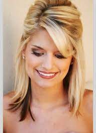 Loose Natural Beautiful Medium Length Hair Styles Short Wedding Hair Updos For Medium Length Hair