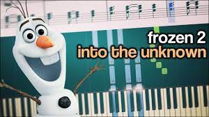 Disney S Frozen 2 Into The Unknown Piano Tutorial Sheets Youtube