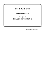 Maybe you would like to learn more about one of these? Silabus Fiqih Kelas 1