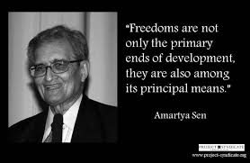 We have included some of the best amartya sen quotes and sayings to read & share. Freedoms Are Not Only The Primary Ends Of Development They Are Also Among Its Principal Means Amartya Sen Amartya Sen Survivor Quotes Freedom Quotes