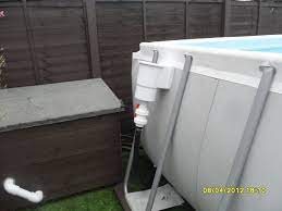 through wall skimmer on rectangular intex ultra frame update pool skimmer pool skimmer diy intex