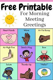 Morning Meeting Greetings Distance Learning And In Person Distance Learning Mindfulness For Kids Circle Time Songs
