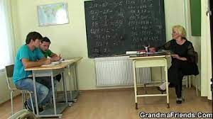 Two dudes pick up and bang boozed old grandma. Two Dudes Bang Old Teacher Xvideos Com