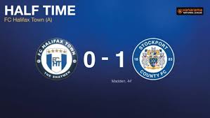 The total size of the downloadable vector file is 1.32 mb and it contains the. Live Fc Halifax Town 0 1 County Stockport County