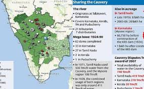Kerala map travel holidays india. Unquiet Flows The Cauvery The Tale Of How It Became A River On The Boil The Hindu Businessline