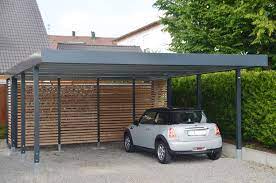 Doppelcarport Aus Metall Doppelcarport Carport Hauswand