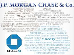 And instead just cut to the chase. Jpmorgan Chase