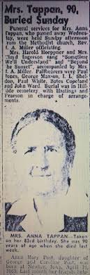 Anna Mary Post Tappan (1863-1953)