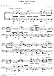 Etude Op 10 No 3 In E Major E Major Sheet Music Digital Sheet Music
