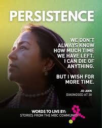 The Words to Live By: Stories from the MBC Community series is live—catch  Jo-Ann's story premiering today! This by-community, for-community series  shares raw, personal stories from young adults living with metastatic breast