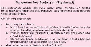 Dalam bahasa indonesia kita sering membahas tentang berbagai macam jenis teks. Pengertian Dan Struktur Teks Eksplanasi