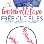 Free Free Love Baseball Svg Free 441 SVG PNG EPS DXF File