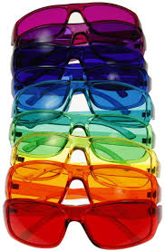 color therapy glasses set kids style