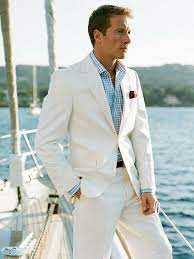White Linen Blazer Custom Made Linen Suit Sharp Look Tailored Groom Suit Bespoke Mens Linen Suits For Wedding Tuxedos For Men In 2022 Linen Suits For Men Mens Beach Wedding Attire