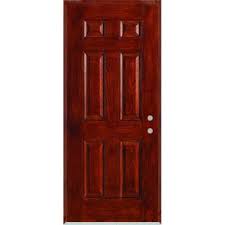 Flemish glass in a 8 lite door. 32 X 80 Mahogany Fiberglass Doors Front Doors The Home Depot