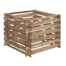 Forest Style Komposter Mezzito 480l Masse 100x100x72cm 100x100x72cm Kompost Komposthaufen Komposterde