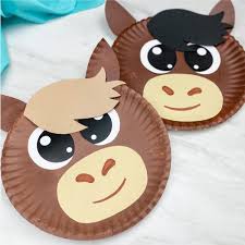 Paper Plate Horse Craft Animal Crafts For Kids Horse Crafts Farm Animal Crafts