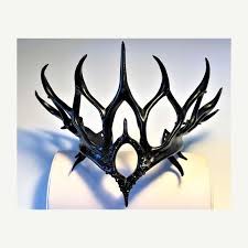 Evil Queen Leather Crown Stoned Headpiece Of Thorns Dark Dark Fairy Evil Fairy Fairy Queen
