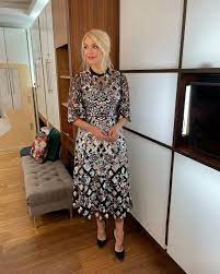 See more ideas about holly willoughby, holly willoughby outfits, holly willoughby style. Holly Willoughby Wows This Morning Fans As She Flaunts Curves In Sparkling Mesh Dress Daily Star