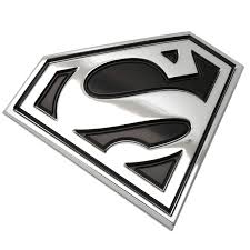 Black and white super hero art. Fan Emblems Superman Logo 3d Car Emblem Black Chrome Dc Comics Automotive Sticker Decal Badge Flexes To Fully Adhere To Cars Trucks Motorcycles Laptops Windows Almost Anything Amazon In Car Motorbike