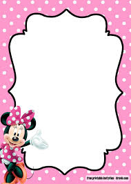 See more ideas about mickey mouse wall, borders and frames, clip art borders. Free Minnie Mouse Kids Polkadot Invitation Templates Minnie Mouse Invitations Minnie Mouse Birthday Invitations Minnie Mouse Birthday