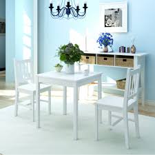 small white kitchen table set chairs