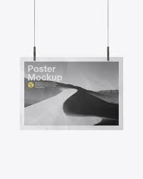 The best free psd poster mockups we've found from the amazing sources. Crumpled A3 Poster Mockup In Stationery Mockups On Yellow Images Object Mockups