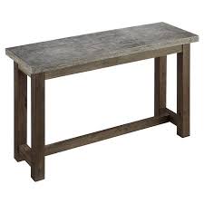 Concrete Chic Indoor Outdoor Console Table Outdoor Console Table Gray Console Table Console Table
