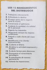 Compartimos Los 15 Mandamientos Para Distribuidores Modelo De Negocio Pensar En Grande Optimismo