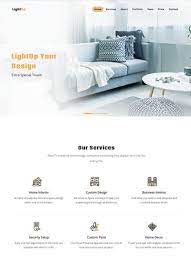 Create a beautiful online project with responsive home decor html website templates from templatemonster. Pin By Webthemez On Https Webthemez Com Interior Design Template Portfolio Design Design