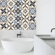 Check spelling or type a new query. Moroccan Style Diy Mosaic Wall Tiles Stickers Waist Line Wall Sticker Kitchen Adhesive Bathroom Toilet Waterproof Pvc Wallpapers Buy At The Price Of 1 07 In Aliexpress Com Imall Com