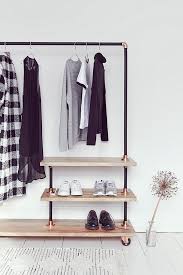 Wooden clothes rack with shelf. Pin By Helene On Our Future Home Clothing Rack Wood Clothes Interior