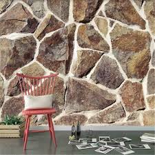 ورق جدران ثلاثي الابعاد حجر بني hayit blog