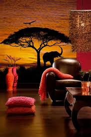 Pin Von Zemira Auf F U T U R E Afrikanischer Sonnenuntergang Safari Room Und Fototapete