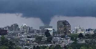 Environment canada has issued a tornado watch for toronto, as conditions are favourable for the development of severe thunderstorms which may produce tornadoes. Funnel Cloud Spotted Near Vancouver Video News