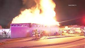 You deserve only the best! Fire Rips Through Animal Feed Store San Bernardino Youtube