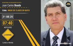 Este lunes en #LaVentana hablaremos con Gerson Almeida candidato por el  Partido Ecuatoriano Unido. Además charlaremos sobre el regreso a clases con  el secretario de educación de Quito, Juan Carlos Boada. Desde