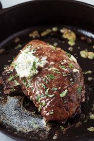 Skillet Garlic Butter Steak Rasa Malaysia Steak Butter Garlic Butter Steak Beef Dinner