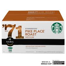 Starbucks Coffee Pike Place 54 K Cups Sam S Club Starbucks Keurig Kcups Medium Roast Coffee