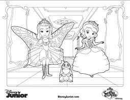 53 gambar kartun sofia untuk mewarnai himpun kartun. Disney Jr Sofia Coloring Pages