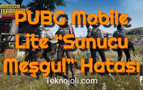 Pubg Mobile Lite Sunucu Mesgul Hatasi Teknojoli