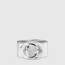 Gucci Wide Band With Interlocking G Motif Silver Jewelry Fashion Gucci Jewelry Fashion Jewelry