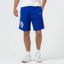 Wear your philadelphia 76ers apparel in the rain or shine, no matter where you are. Philadelphia 76ers Shorts Mit Streifen Blau New Era Cap