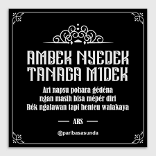 Terjemahan bahasa sunda adalah salah satu kekayaan bangsa yang tak ternilai seiring perkembangan zaman bahasa daerah mulai dilupakan oleh para genearasi muda sebagai salah satu upaya untuk mempelajari bahasa sunda saya mengembangkanwebsite ini. Paribasa Sunda Dina Gambar Andi Rustandi Sunarya