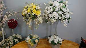 Choose from a huge selection of artificial flowers in uae at best prices. Dollar Store Tall Table Centrepiece Ideas Diy Youtube