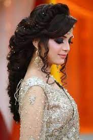 New Indian Bridal Hair Style Curls Articles Ideas Bridal Hair Buns Engagement Hairstyles Hairstyles For Gowns