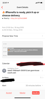 Iphone Calendar Virus Or Spam Apple Community