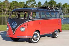 Image result for Brown Beige 1950 VW Bus