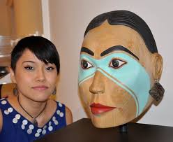 Unique formline carvings by Alert Bay artist